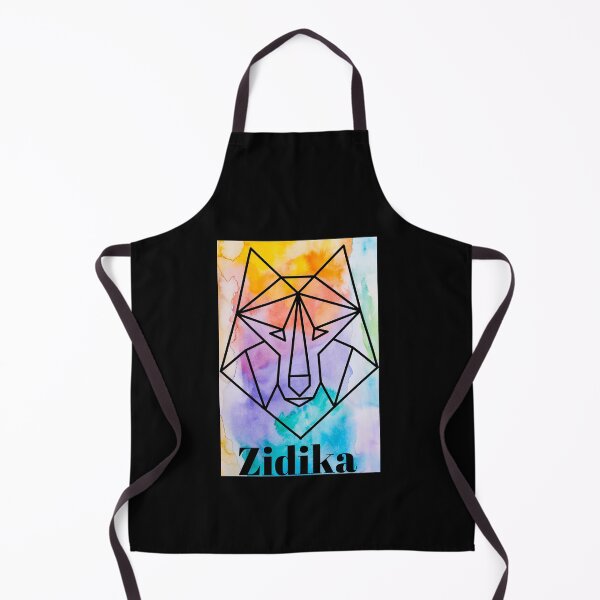 Item preview, Zidika Wolf Colourful Illustration designed and sold by Artistusha.