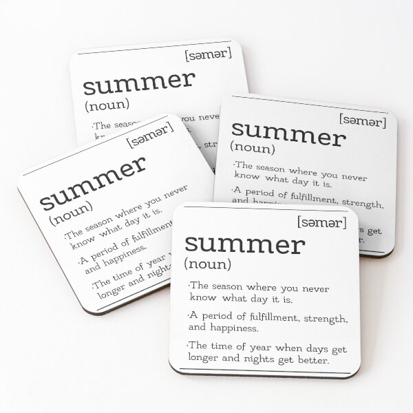 Item preview, The Easy Breezy Definition of Summer designed and sold by magentasponge.