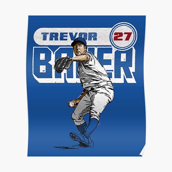 Los Angeles Dodgers Trevor Bauer Gray Replica Youth Road Player