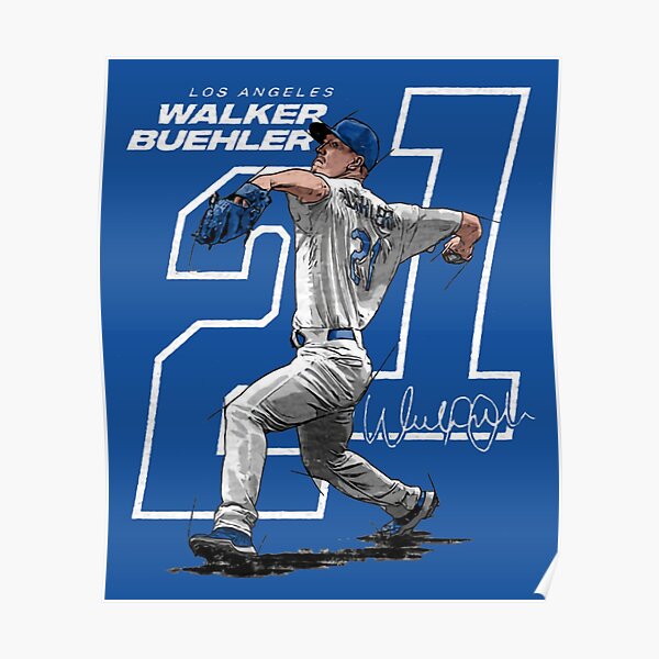 Los Angeles Dodgers Walker Buehler #21 2020 Mlb Light Grey Jersey