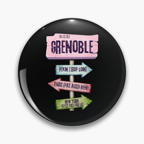 Item preview, Gift man proud to live in Grenoble designed and sold by RomualdGR.