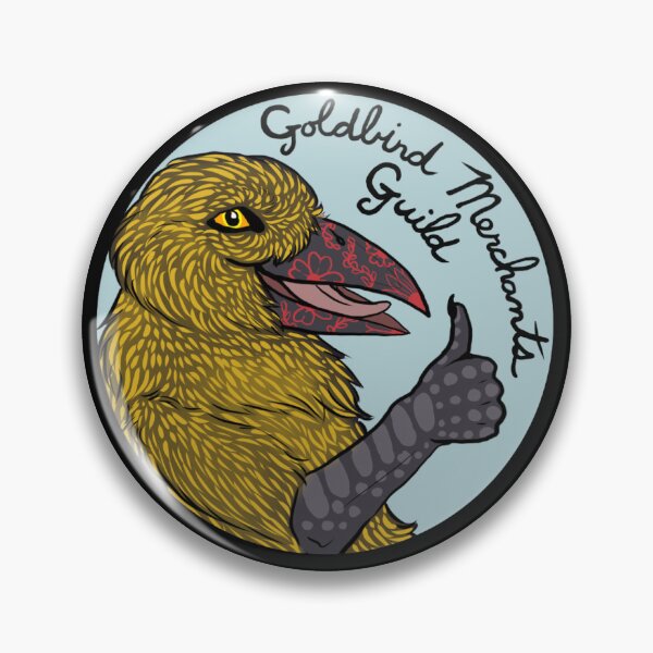 Item preview, Goldbird Merchants Guild seal designed and sold by LylacBeetle.