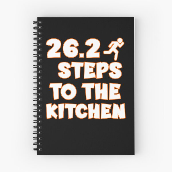 Item preview, 26.2 Steps To The Kitchen Funny Marathon Runner designed and sold by slappywalker.