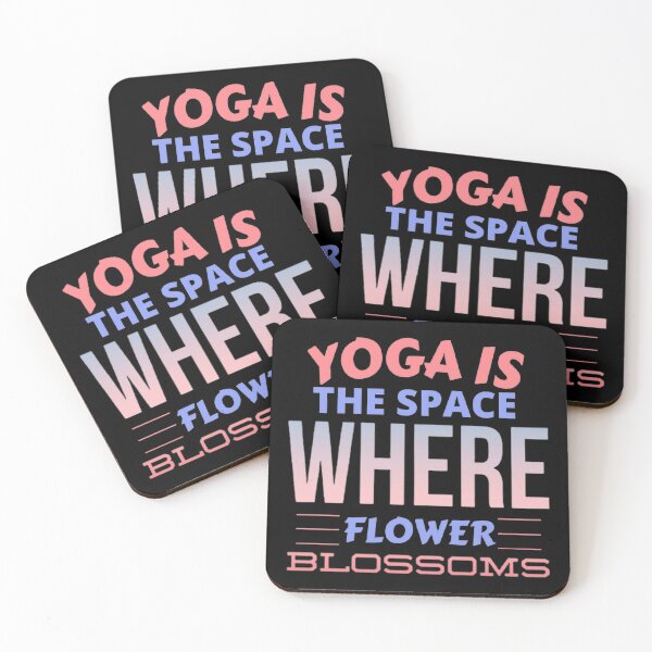 Item preview, Yoga is the space where flower blossoms designed and sold by Hammy97.