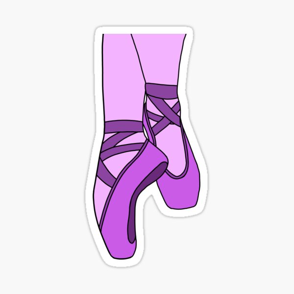 Item preview, Purple pointe shoes designed and sold by CalliesArt.