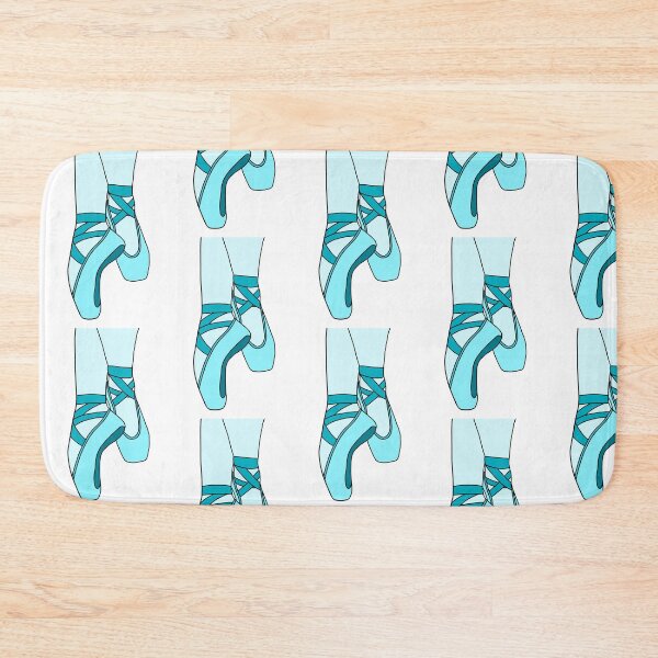 Item preview, Light blue pointe shoes designed and sold by CalliesArt.