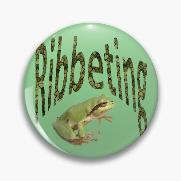 Item preview, Ribbeting Text Pattern With Tree Frog Photograph designed and sold by taiche.