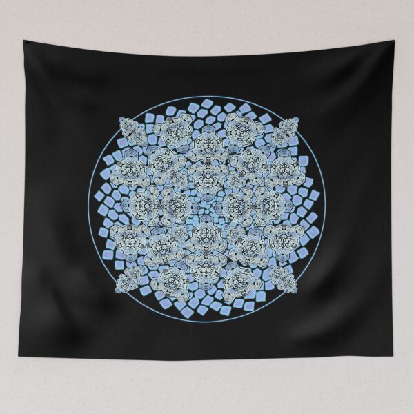 Item preview, Mountain Range Cube Mandala Cacophony & CircleVisions (B&P) designed and sold by createVisions.