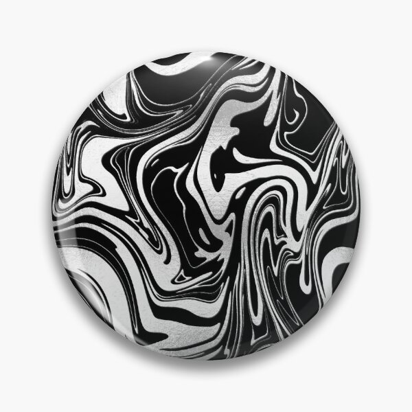 Item preview, Silver swirls with black and white designed and sold by FGCART.
