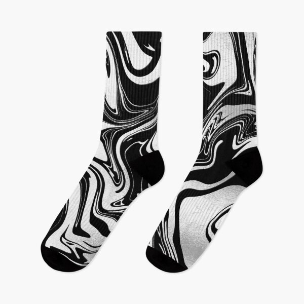 Item preview, Silver swirls with black and white designed and sold by FGCART.