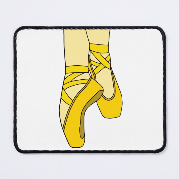 Item preview, Yellow pointe shoes designed and sold by CalliesArt.