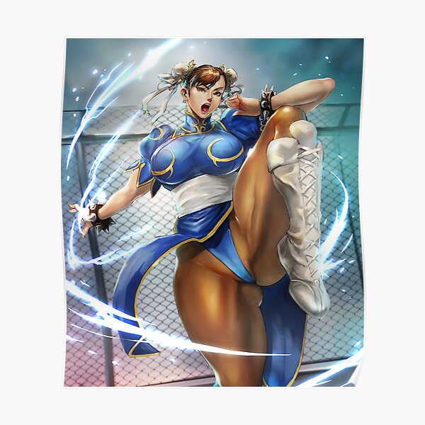 Chun Li Poster For Sale By Wiraphong Redbubble