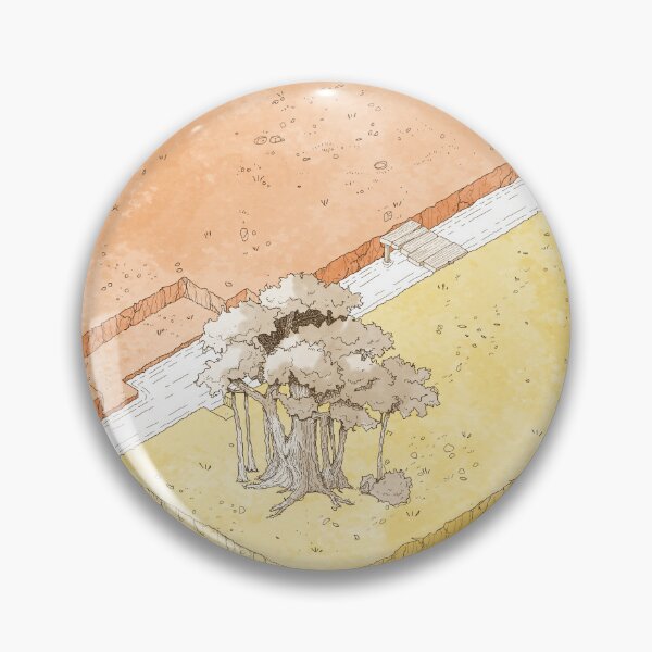 Item preview, Isometric Vietnam Wooden Bridge 2 and Banya Tree 2 - Orange and Yellow designed and sold by ravenainotenshi.