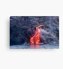 Lava Flow at Kalapana 2 Metal Print