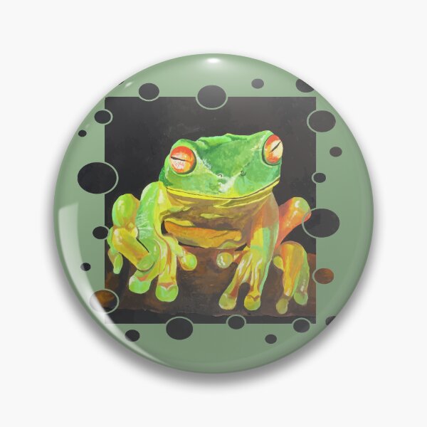 Item preview, Red Eyed Tree Frog Artistic Vector designed and sold by taiche.