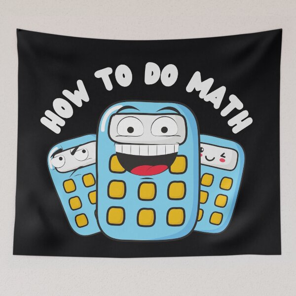 Item preview, How to do math funny quote designed and sold by marunstudio.