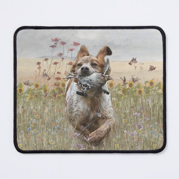 Item preview, Brittany Spaniel hunting quail , Art designed and sold by TammyHunterArt.
