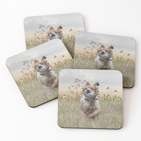 Item preview, Brittany Spaniel hunting quail , Art  designed and sold by TammyHunterArt.