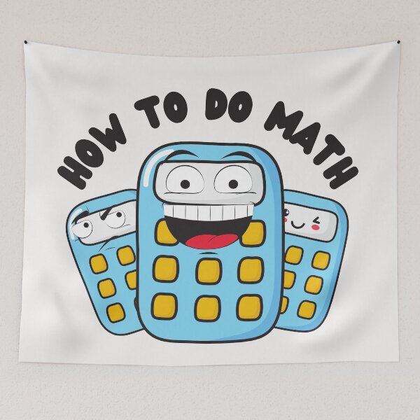 Item preview, How to do math funny quote designed and sold by marunstudio.