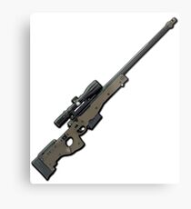 AWM Sniper Rifle Metal Print