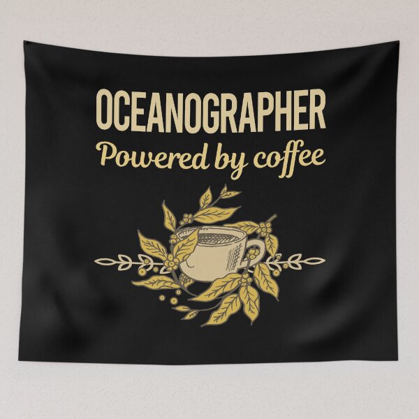 Item preview, Powered By Coffee Oceanographer designed and sold by toniabrendaom.