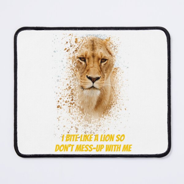 Item preview, I bite like a lion   designed and sold by SVGCraftLounge.