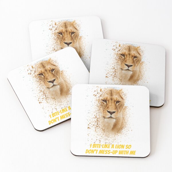 Item preview, I bite like a lion   designed and sold by SVGCraftLounge.