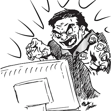Artwork thumbnail, Computer Rage by Qspark