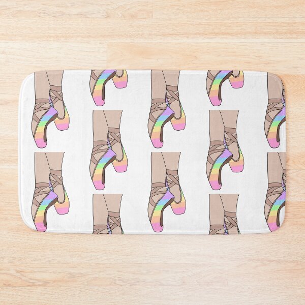 Item preview, Pastel Rainbow pointe shoes designed and sold by CalliesArt.