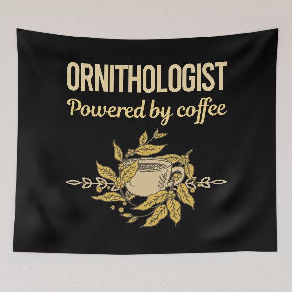 Item preview, Powered By Coffee Ornithologist designed and sold by toniabrendaom.