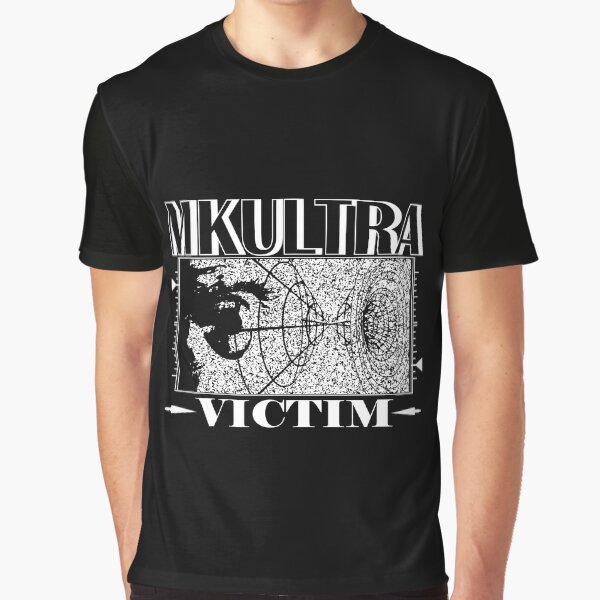 Vista previa del artículo con la obra «MKULTRA VÍCTIMA», diseñado y vendido por TextGraphicsUSA.