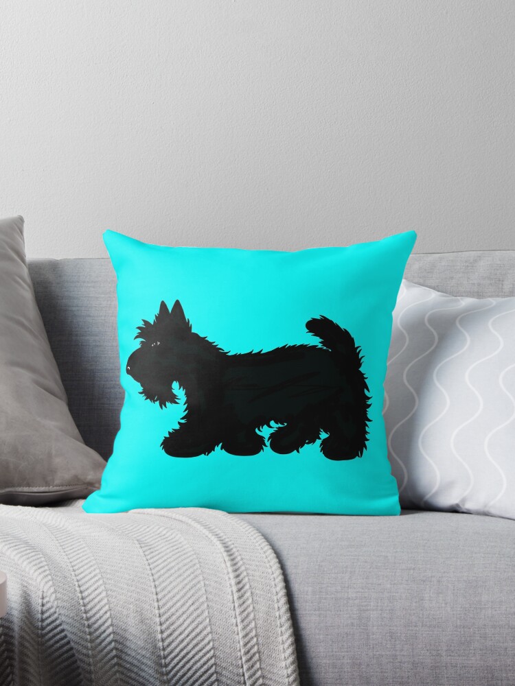 scottie dog pillow