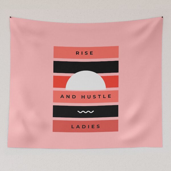 Artikelvorschau, Rise & Hustle Ladies – Du schaffst das! entworfen und verkauft von SpeakLifeHQ.