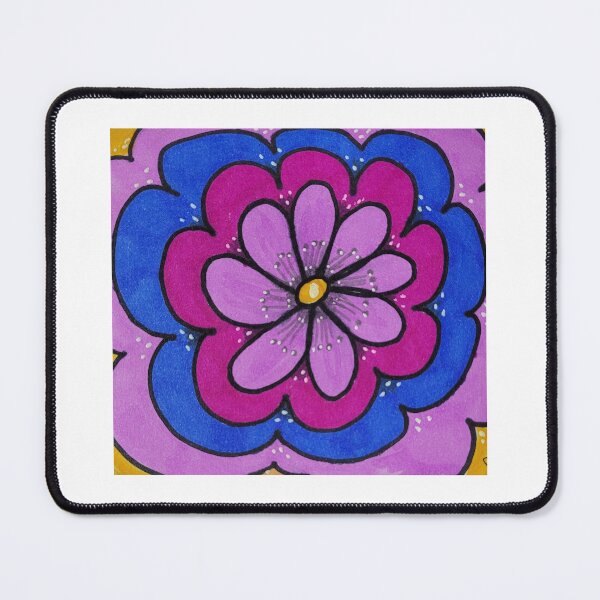 Artikelvorschau, Blumenmandala entworfen und verkauft von PJMartinRedShop.