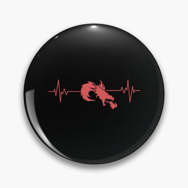 Item preview, Heartbeat light red Dragon designed and sold by JassoEden.