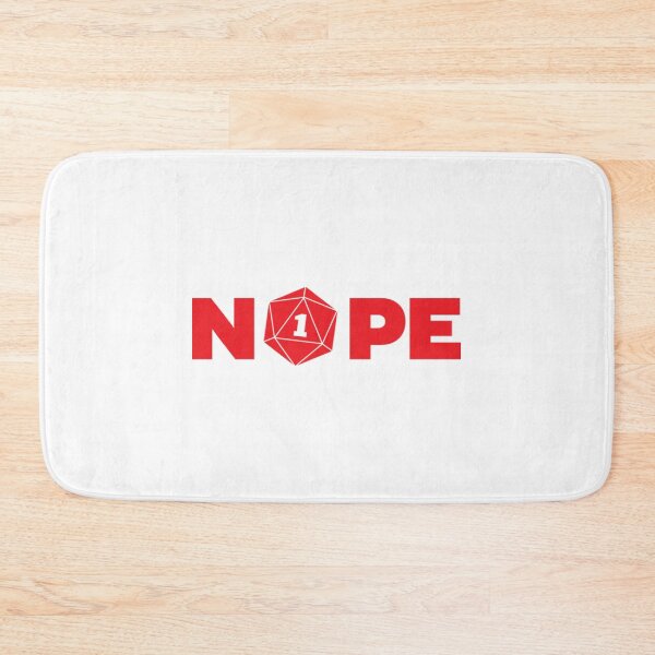 Item preview, Nope RPG Player Shirt D20 Fail Dungeons Game designed and sold by JassoEden.