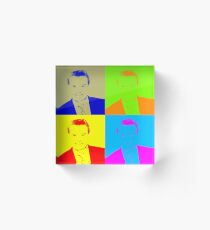 Regis Philbin Andy Warhol Acrylic Block
