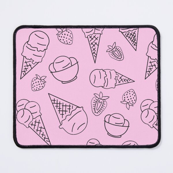 Item preview, Strawberry chocolate ice cream pattern designed and sold by AnnaEleCreate.