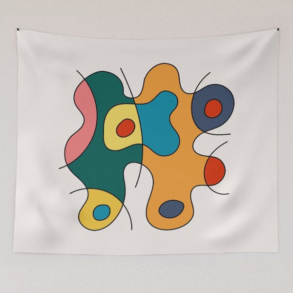 Item preview, Surreal Amoeba #13 (Miro Inspired) designed and sold by Texterns.