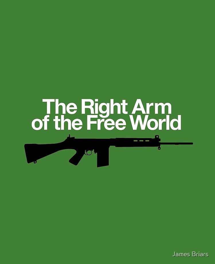 Right Arm Of The Free World Fn Fal Ipad Case Skin By E Smellmoistly Redbubble