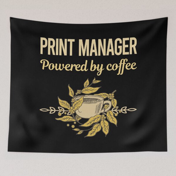 Aperçu de l'œuvre Propulsé par Coffee Print Manager créée et vendue par toniabrendaom.