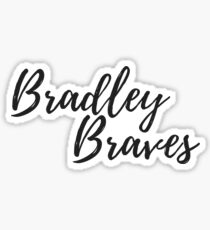 Bradley Braves Bradley University Cursive Sticker Sticker