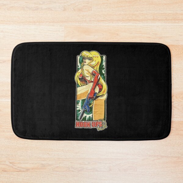 Item preview, Vintage Anime Girl Hook Ups Skate Brand Cartoon Hookups Hook-Ups Sexy Animated Gun Sticker designed and sold by debbieeileenrzp.