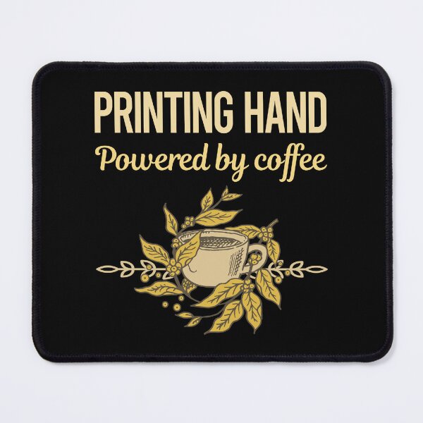 Item preview, Powered By Coffee Printing Hand designed and sold by toniabrendaom.