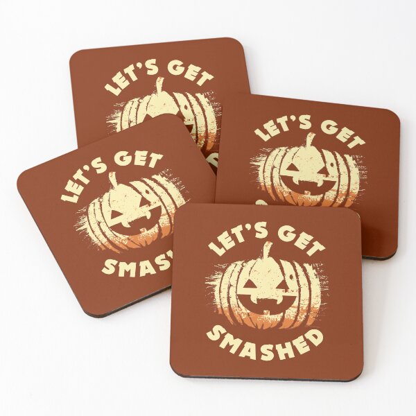 Item preview, Let's Get Smashed - Pumpkin Head | Drinking Party Saying For Halloween designed and sold by TMBTM.