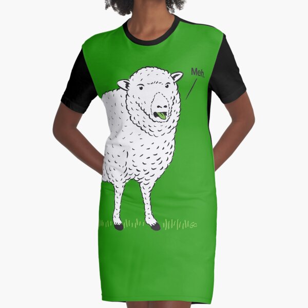 "Meh." Graphic T-Shirt Dress