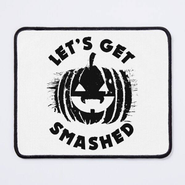 Item preview, Let's Get Smashed - Pumpkin Head | Funny Drinking Party Quote For Halloween designed and sold by TMBTM.