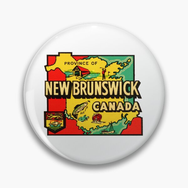 Item preview, Beneficial Work Prominent Friendly Politician Province Of New Brunswick Vintage Travel Decal Funny designed and sold by CaoTrieu.
