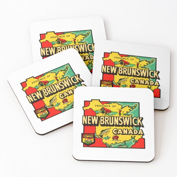 Item preview, Beneficial Work Prominent Friendly Politician Province Of New Brunswick Vintage Travel Decal Funny designed and sold by CaoTrieu.
