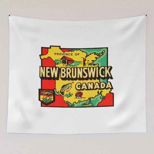 Item preview, Beneficial Work Prominent Friendly Politician Province Of New Brunswick Vintage Travel Decal Funny designed and sold by CaoTrieu.
